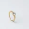 21K Designer Stone Gold Ring for Women