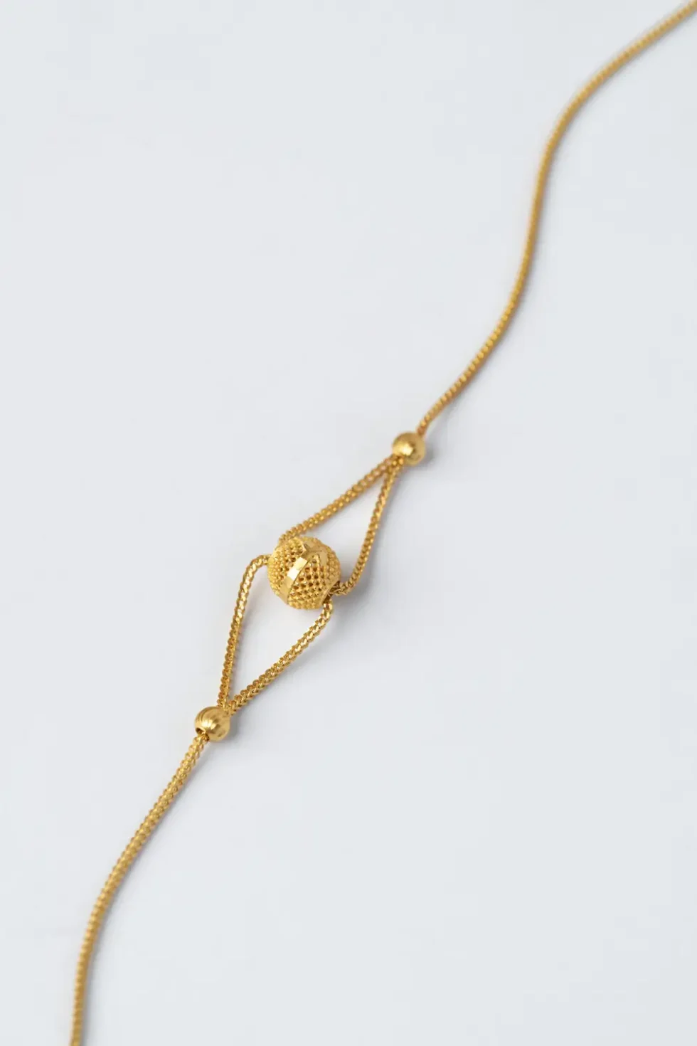 Elegant Gold Ball Bracelet for Women