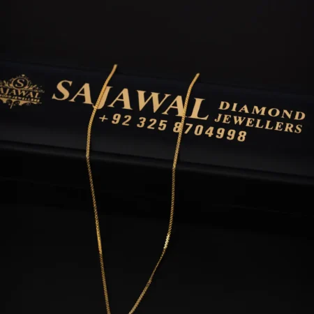 21K Simple Gold Chain for Women