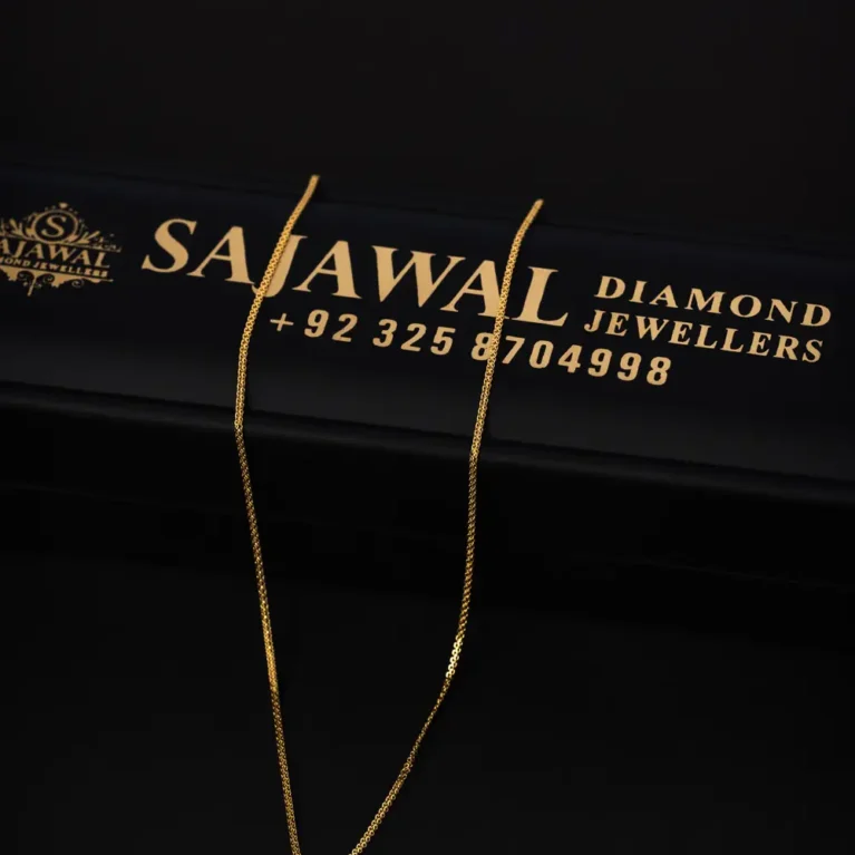 21K Simple Gold Chain for Women