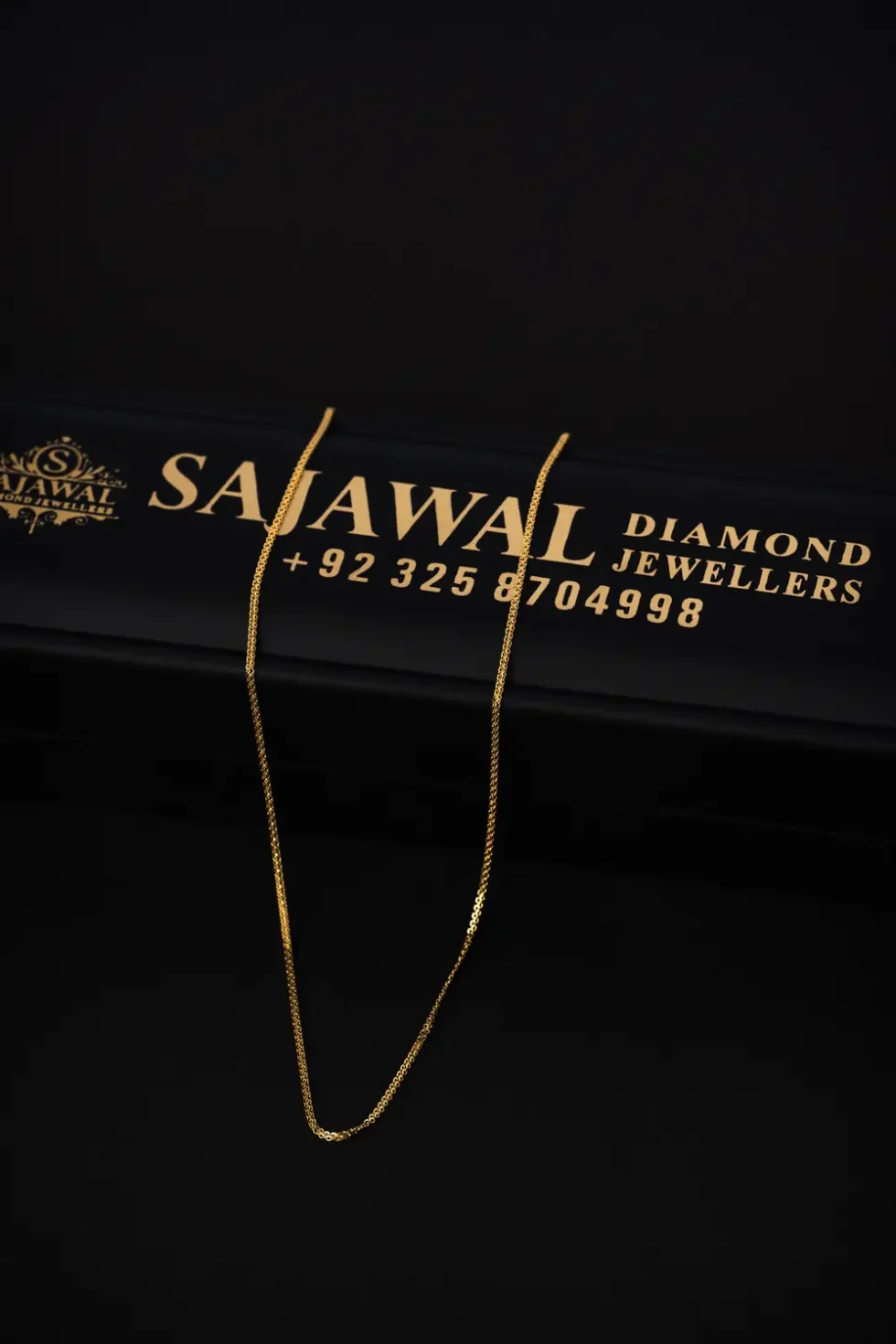 21K Simple Gold Chain for Women