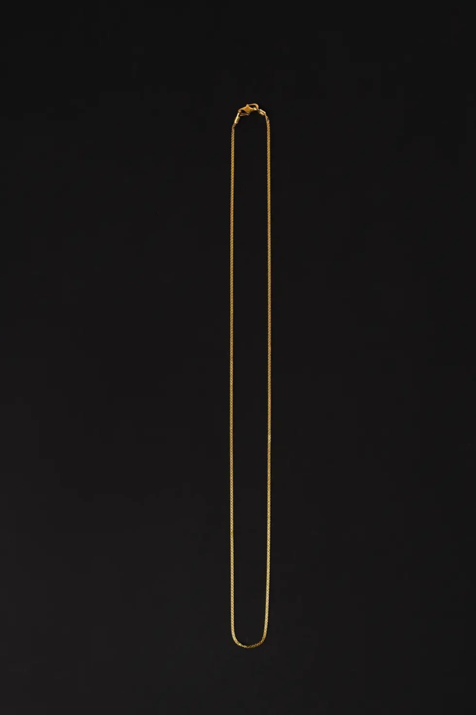Simple Gold Chain Side View