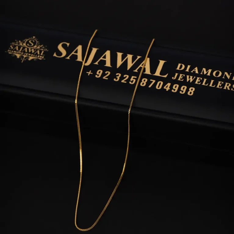 21K Lightweight Gold Chain for Women