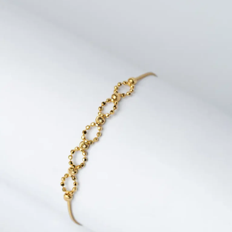 21K Imported Dubai Design Gold Bracelet for Women
