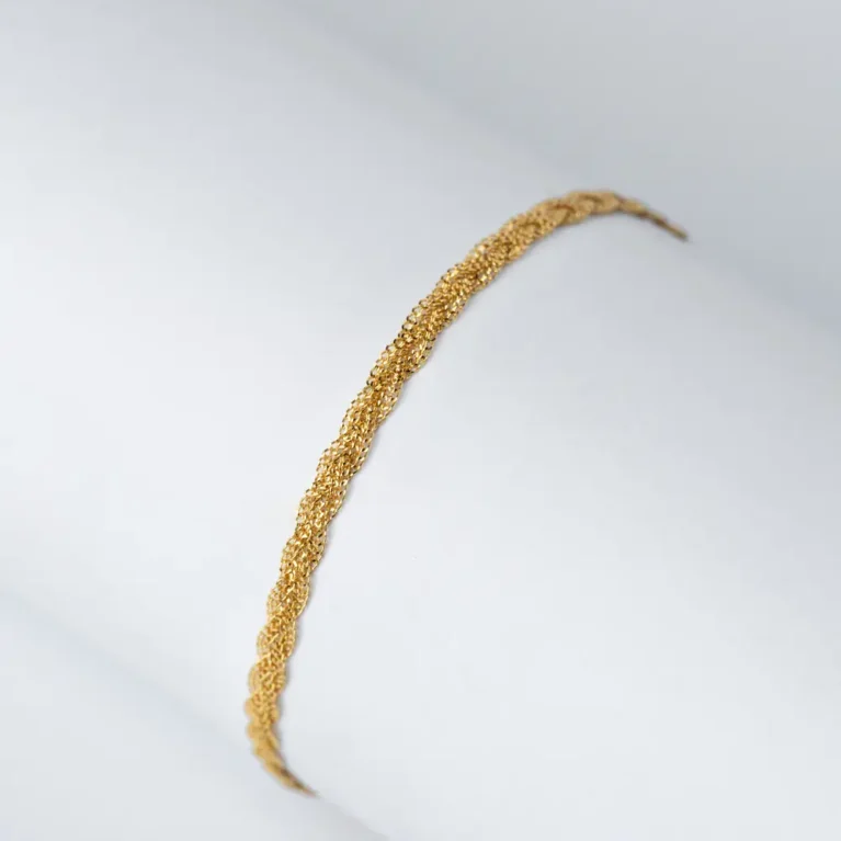 21K Gold Bracelet in Gold for Women