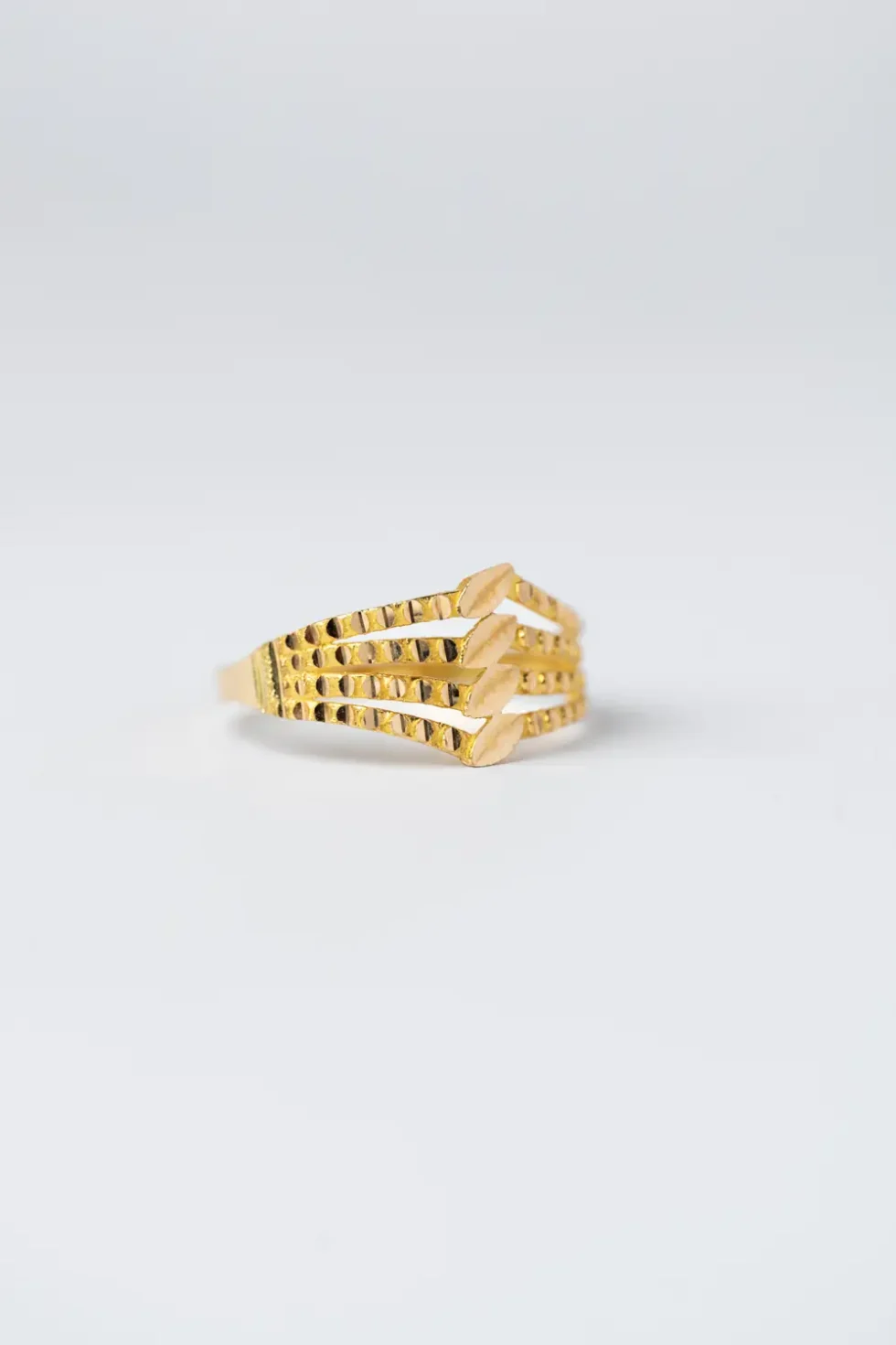 21K Traditional Gold Ring for Women