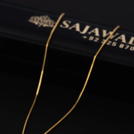 21K Classic Gold Chain for Women