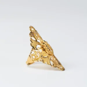 21K Graceful Traditional Gold Ring for Women