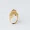 21K Elegant Dubai Solid Gold Ring for Women