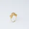 21K Dubai Solid Gold Ring for Women