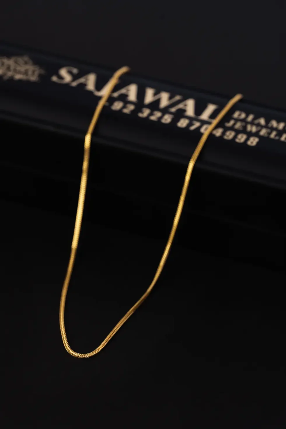 21K Refined Classic Gold Chain for Women