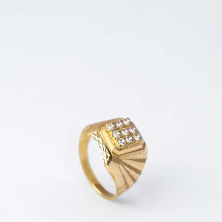 21K Heritage Men's Traditional Gold Ring