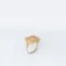21K Stylish Dubai Solid Gold Ring for Women