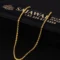 21K Gold Rope Chain for Women