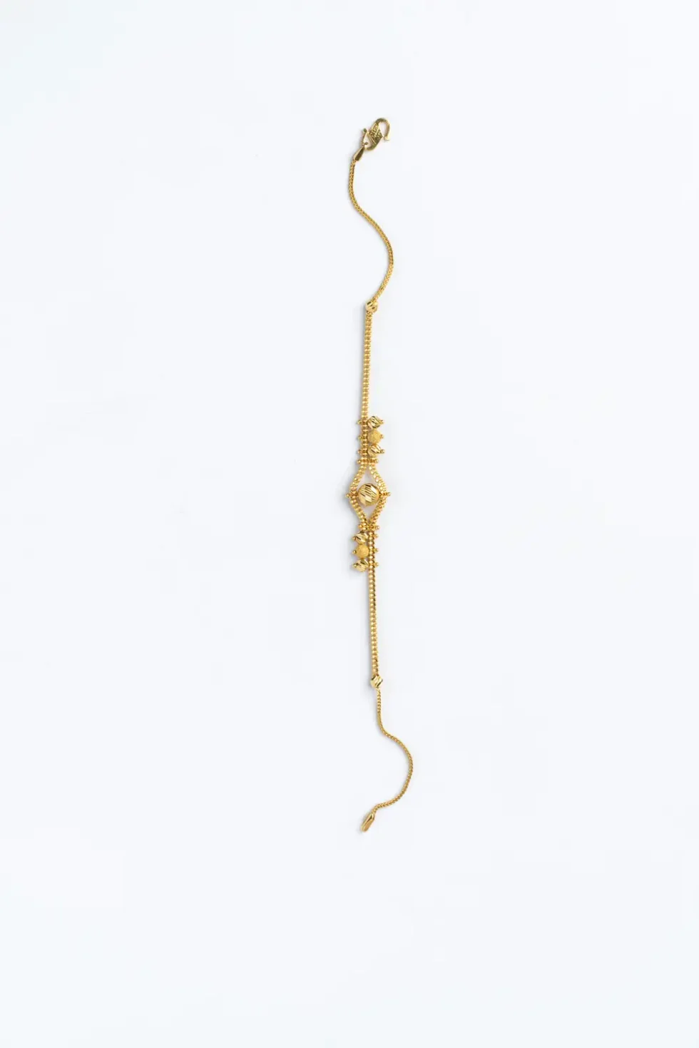 21K Gold Dubai Design Bracelet Side View