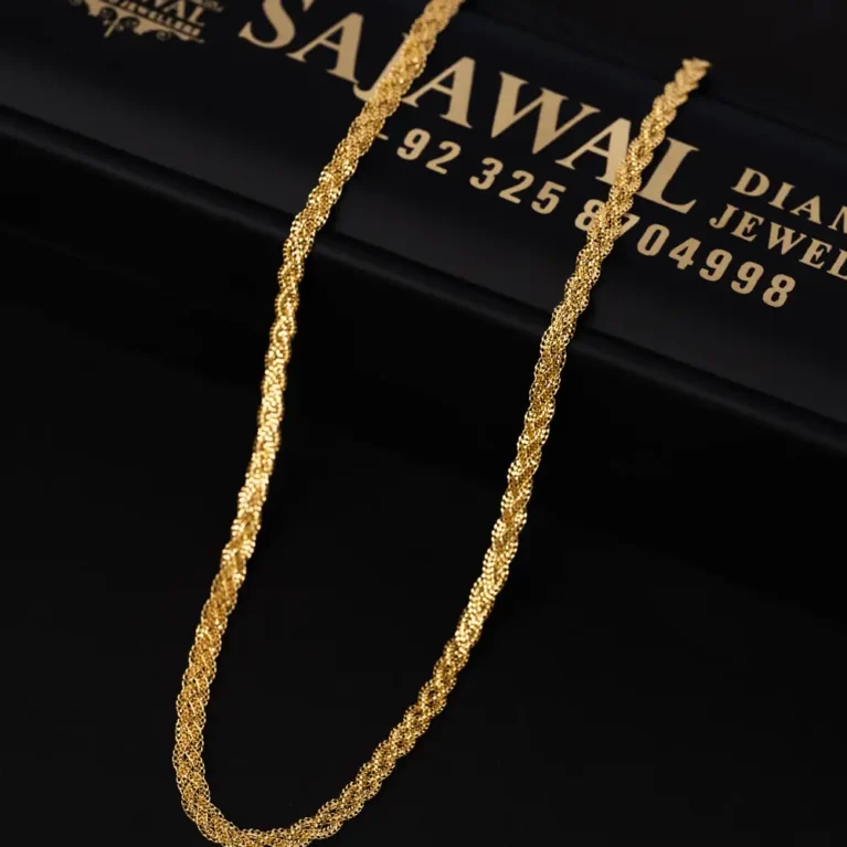 21K Gold Singapore Chain for Women