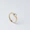21K Stone Studded Gold Ring for Women
