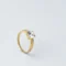 21K Sparkling Stone Gold Ring for Women